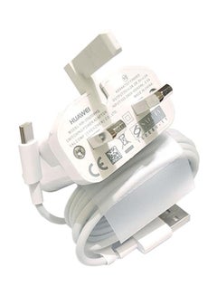 Buy Fast Charger With Type-C Cable White in UAE