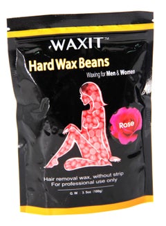 Buy Rose Hard Wax Beans Black 100grams in Saudi Arabia