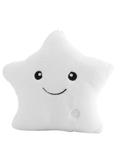 Buy Unique Luminous Star Design LED Pillow White in UAE