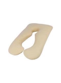 اشتري U-Shaped Standard Maternity Pillow قطن Beige 80x120 سنتيمتر في الامارات