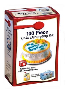 اشتري 100-Piece Cake Decorating Kit With Storage Case متعدد الألوان في السعودية