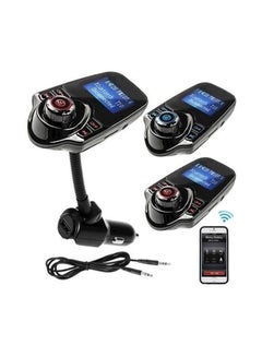 Buy Wireless Bluetooth FM Transmitter With USB Car Charger in UAE