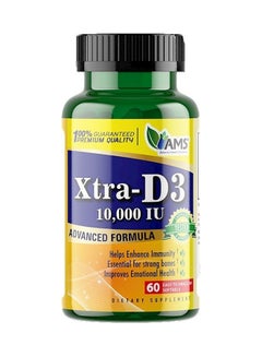 Buy Xtra-D3 10000 IU Dietary Supplement - 60 Softgels in UAE