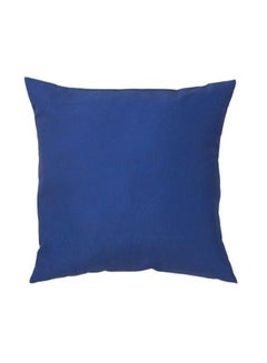 Buy Polyester Cushion Cover polyester Blue/White 50x50cm in UAE