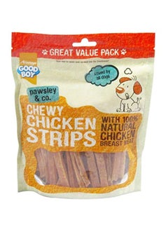 Buy Chewy Chicken Strips Dog Treat Brown 350grams in UAE