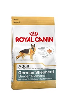 Buy Adult German Shepherd Health Nutrition Dog Food Brown 12kg in UAE