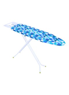 Buy High-Quality Foldable Portable Ironing Board With Steam Iron Muticolor 35x6x140 cm Blue/White 110x34cm in Saudi Arabia