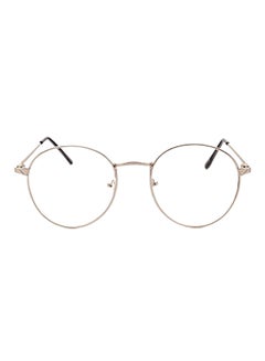 Buy unisex Retro Round Clear Lens Frame in UAE