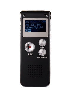 Buy 8GB Digital Voice Recorder Pen With LCD Screen And MP3 Player 415662 Black in Saudi Arabia
