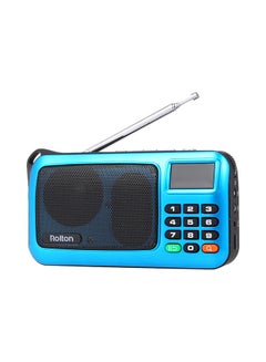 Buy USB Portable Digital Radio V476 Blue in UAE