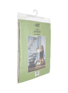 Buy Cotton Kitchen Apron Grey/White in Egypt