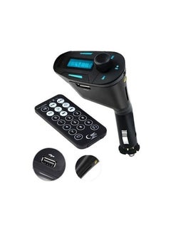 اشتري USB Wireless FM Transmitter Modulator With Remote Black في الامارات