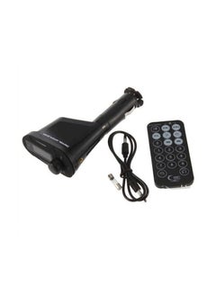 اشتري Wireless USB FM Transmitter With MMC LCD Remote Black في الامارات