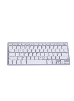 اشتري Bluetooth 3.0 Wireless 2.4Ghz Keyboard For Apple Ipad-1 1 2 3 4 Mac Computer Pc Mac Tablets Laptops White في مصر