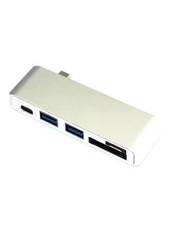 Buy 3.1 Type-C USB Hub Charging Port For Apple Macbook 12 inch White in UAE