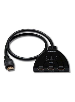 Buy 3-Port Hdmi Switch Splitter With Indicator Black in UAE