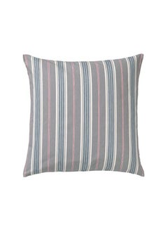 Buy Decorative Cushion Cover Grey/Blue/White 50x50cm in UAE