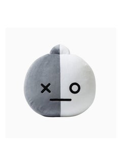 Buy BTS Plush Pillow cotton White/Grey in Saudi Arabia