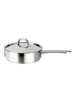 Buy Oumbarlig Saute Pan With Lid Silver 24cm in Saudi Arabia