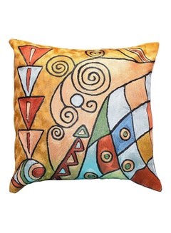 Buy Picasso Printed Cushion Cover linen Multicolour 45x45cm in UAE