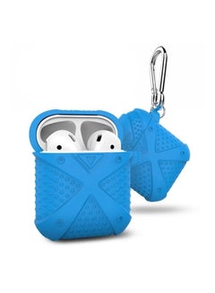 Buy Protective Case For  Apple AirPods Blue in Saudi Arabia