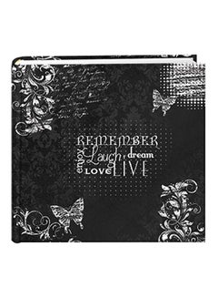 Buy Remember Themed Photo Album Black in UAE