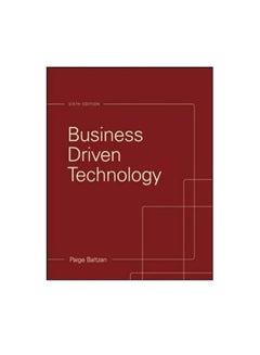 اشتري Business-Driven Technology Paperback English by Paige Baltzan - 16 Feb 2014 في مصر