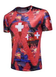 اشتري World Cup Printed T-shirt في الامارات