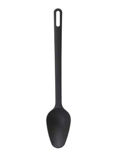 Buy Fullandad Plastic Cooking Spoon Black 33centimeter in Saudi Arabia