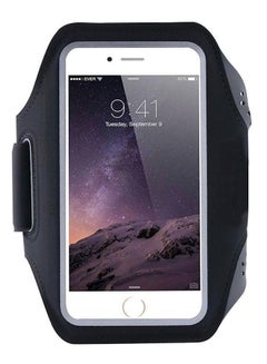 Buy Arm Band For Apple iPhone 8 Plus Black/Clear in UAE