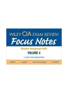 اشتري Wiley CIA Exam Review Focus Notes Paperback في مصر