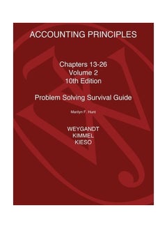 Buy Accounting Principles: Problem Solving Survival Guides Paperback English by Jerry J. Weygandt - 13-Sep-11 in Egypt