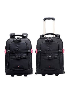 Buy Professional DSLR Camera Trolley Bag Pack Dark Black in UAE