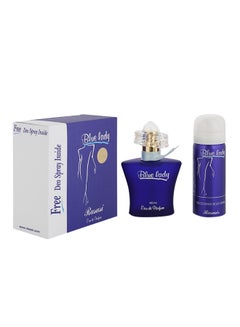 Buy Blue Lady EDP With Free Deo Spray (EDP 40 Ml, Deo Spray 50 Ml) in UAE