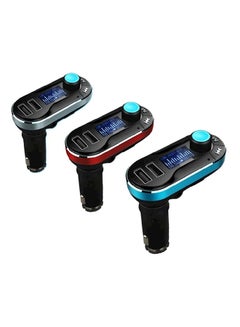 Buy Car Bluetooth Transmitter Kit With Dual USB Charging And Remote Control in UAE