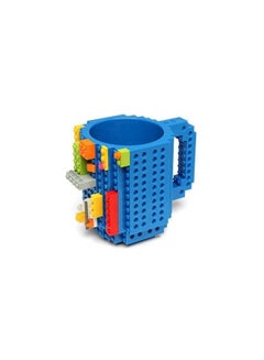 اشتري Building Blocks Puzzle Design Mug Blue/Red/Yellow في الامارات