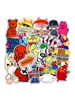 اشتري 100-Piece Style B Cartoon Theme Sticker متعدد الألوان في الامارات