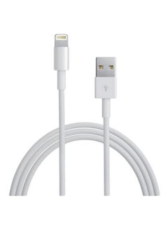 Buy Charging Cable For Iphone Devices 1 m White in UAE