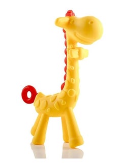 Buy Cartoon Giraffe Silicone Bpa Free Infant Teething Toy in Saudi Arabia
