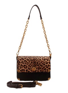 Buy Adjustable Strap Crossbody Bag Leopard in Saudi Arabia