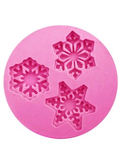 Buy Christmas Sugar Craft Chocolate Fondant Cake Border Decor Mold Silicone Mould 2 Pink in UAE