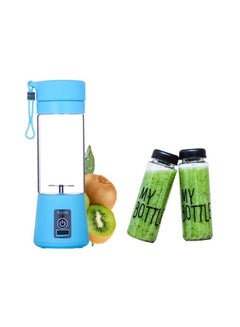 Buy Mini Multifunctional Portable Electric Fruit Mixing Machine PO12373 Blue in UAE