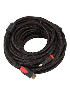 Buy Male Hdmi Cable High Speed Version 1.4 Supports 1080P Black in UAE