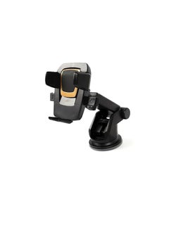 Buy Easy One Touch Mobile Holder For Cars Black/Gold in Saudi Arabia