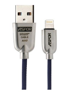 Buy Aspor A117 Kriste Lightning Cable Blue in UAE