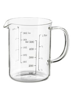 DOITOOL 2 Cup Glass Measuring Cup with Lid, Clear Measuring Cup