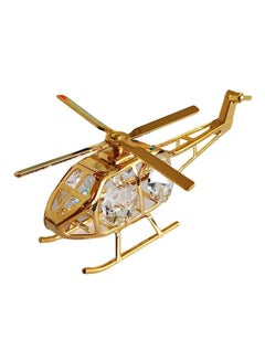 اشتري 24K Plated Helicopter Showpiece Multicolour في الامارات