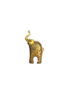 Buy Creative Continental Elephant Decoration Resin Crafts Decoration Living Room Office Tv Counter Home Decorations Multicolour in UAE