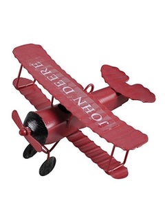 اشتري Mini Handicraft Airplane For Cake Topper أحمر وأسود في الامارات