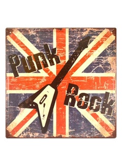 اشتري Punk Rock Dubai Retro Metal Plate Tin Sign Black في الامارات